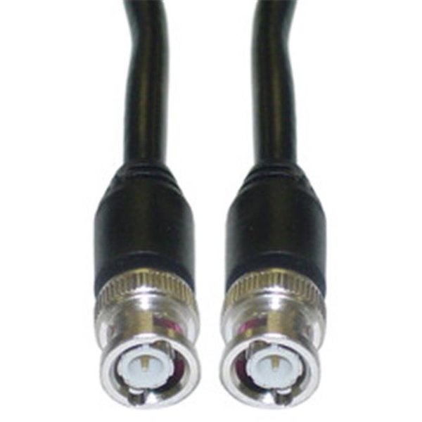 Cable Wholesale CableWholesale 10X3-01106 BNC RG59-U Coaxial Cable  Black  BNC Male  6 foot 10X3-01106